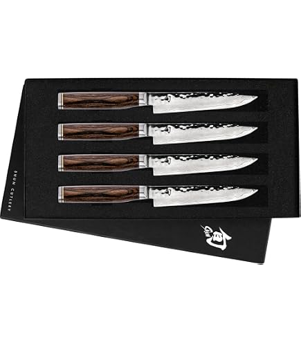 Amazon.com: MIYABI Mizu SG2 Steak Knife Set, 4 Piece with Case