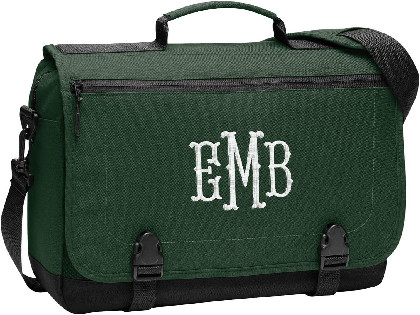 monogram briefcase for him