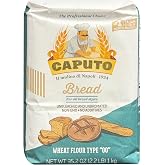 Antimo Caputo "00" Bread Flour 2.2LB - Pack of 2 - Best for Artisanal breads, Ciabatta, Focaccia, and Rustic Italian Breads with a Crisp, Golden Crust