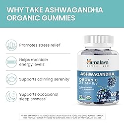 Himalaya Organic Ashwagandha Gummies, BlackBerry