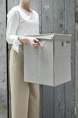 Brabantia Stackable Laundry Box 9.2 Gal 35L Light Gray view 5