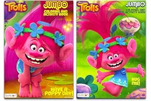 BENDON DreamWorks Trolls 2Pack Coloring Book Set: The Trolls Movie (Assorted Titles)