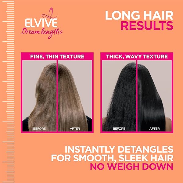 L’OREAL PARIS ELVIVE DREAM LENGTHS HEAT SLAYER PRE-IRON SPRAY LEAVE-IN, 4.4 OUNCE