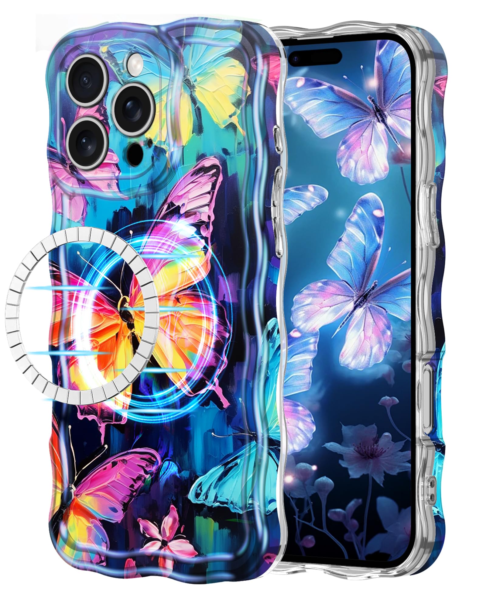 Avocase for iPhone 16 Pro Case, Colorful Oil