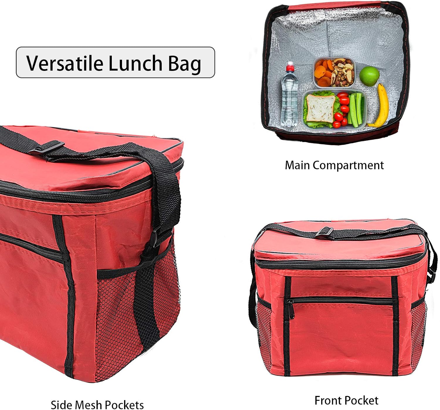 WBYJ Insulated Collapsible Cooler Lunch Bag - Image 5
