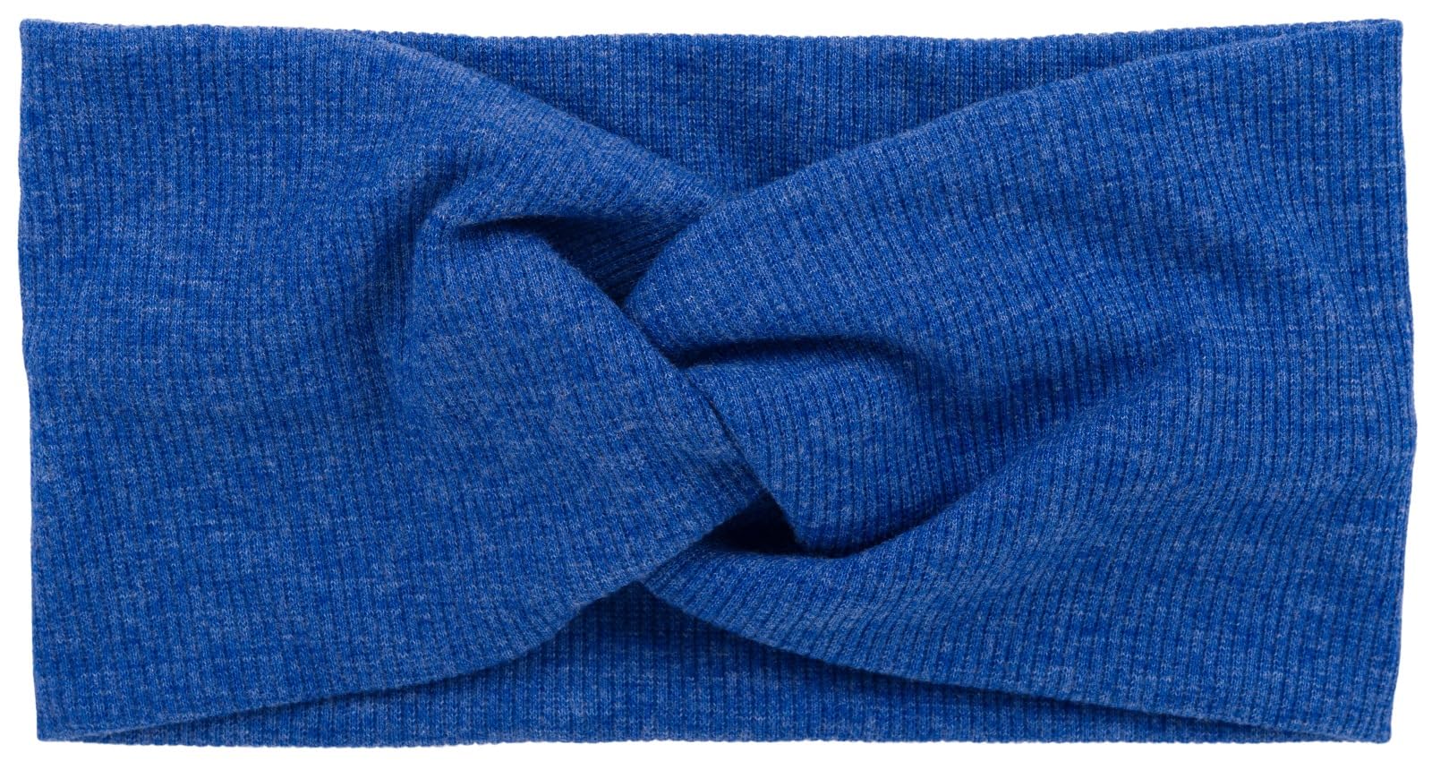 styleBREAKER hairband in a fine rib look with bow, headband, ladies, 04026009, Colour:Mottled Blue
