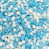 Snowflake Crystals Sanding Sugar | Sprinkles | Snowflake Sprinkles | Blue Sugar | Blue Sprinkles | Cookie Sprinkles | Manvscakes