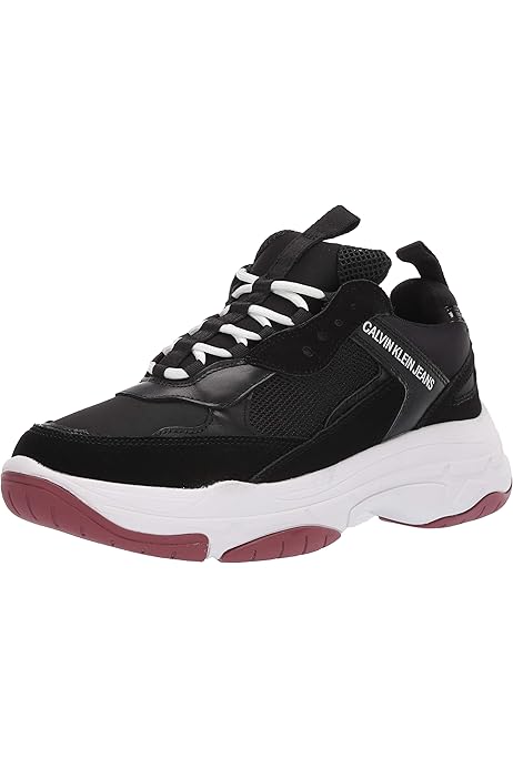 marvin colorblock logo mesh sneakers