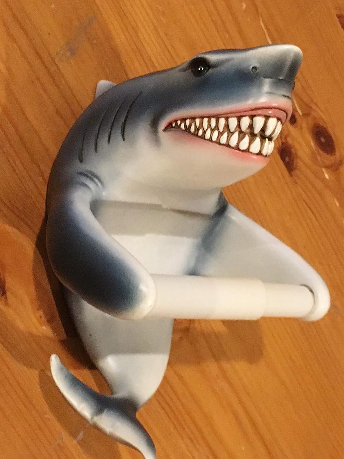 16 Colors Seaside Resort Nautical Bathroom Decor Shark Shark Toilet Paper Holder Bathroom Fixtures