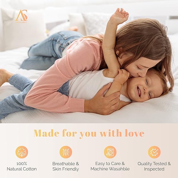 ASHTON SHEETS 100% EGYPTIAN COTTON SHEETS KING SIZE – 4 PC 800 HIGH THREAD COUNT EGYPTIAN COTTON KING SIZE BED SHEETS SET (WHITE), SOFT, COOLING, 16″ DEEP POCKET SATEEN WEAVE LUXURY HOTEL BEDSHEET