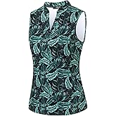Vidusou Womens Sleeveless Golf Shirts Moisture Wicking Tennis Polo Workout Tops