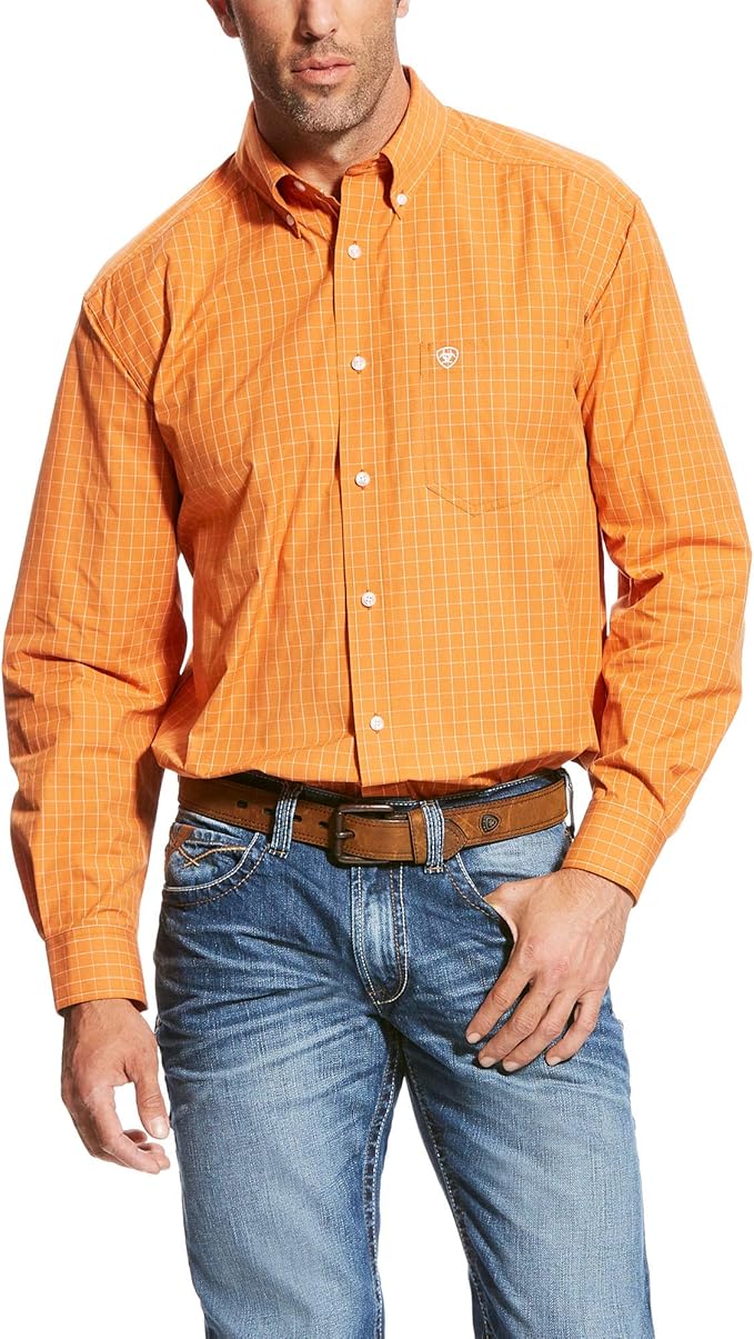 Orange ariat shirt Clearance