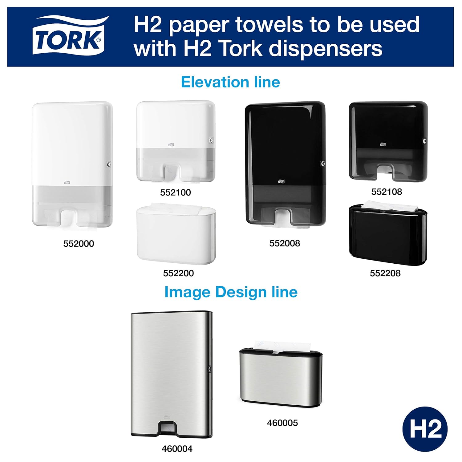 Tork Xpress Multifold Paper Hand Towels 471093, H2 Universal Folded Hand Towels for Commercial Dispensers, Economic, 1-Ply - Image 3