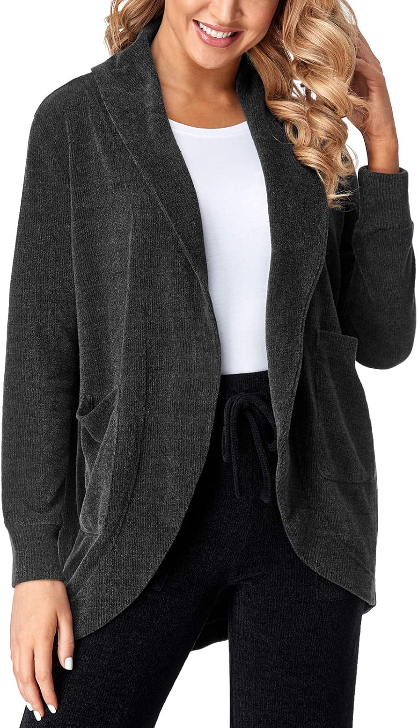 Buy SEVEGO Women's Thermal Cardigan Sweater with Pockets Long Sleeve