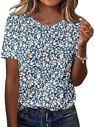 Kistore Women's Plus Size Short Sleeve Crew Neck