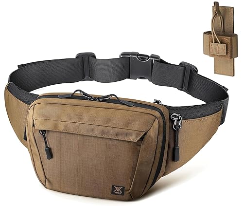 RXW Tactical Concealed Carry Fanny Pack, CCW Fanny Pack, Waist Bag