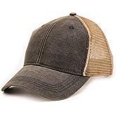 YPO Rhino SODFM Cap: Structured Overdye Canvas MESH Back SNAP Baseball Cap 6 Pack