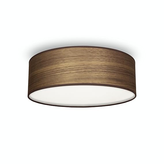 Holz-Deckenleuchte Bulb Attack OCHO (Walnuß, M)
