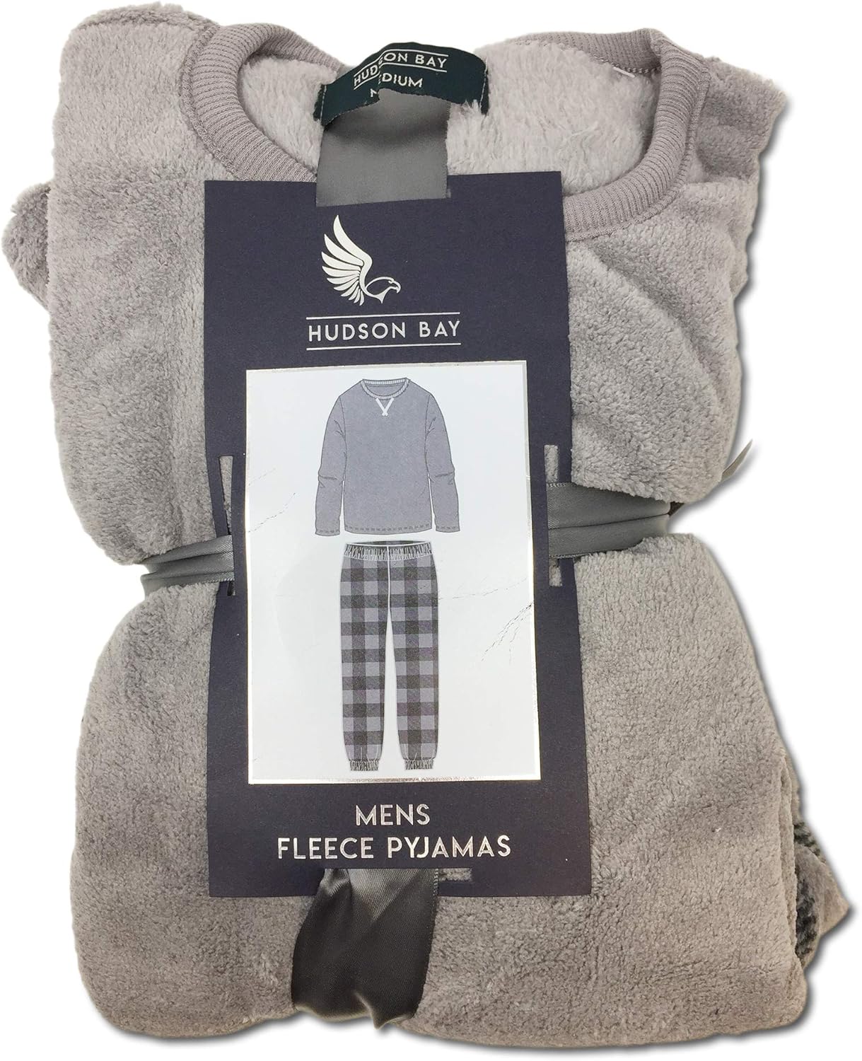 mens fleece pyjamas set
