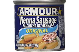 Armour Vienna Original Sausage, (Six) 4.75oz. Cans