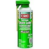 CRC 03055 Food Grade Chain Lubricating Spray, 12 oz Aerosol,Clear/White