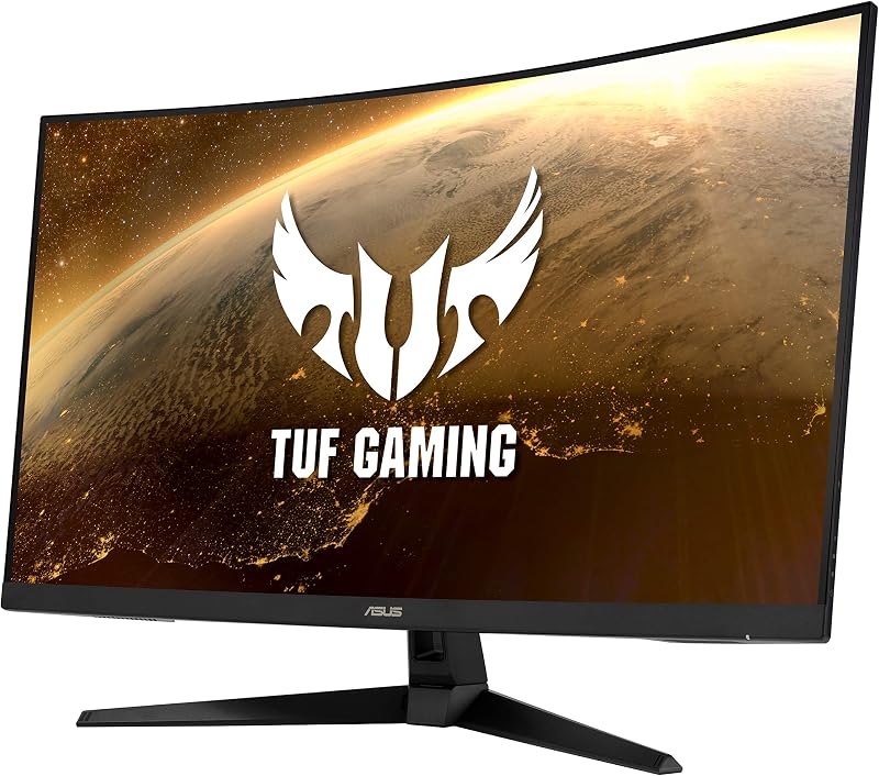 TUF Gaming VG328H1B - Ecran PC Gamer 31,5" FHD - Dalle VA incurvée 1500R - 16:9-165Hz - 1ms - 1920x1080-250cd/m² - HDMI & VGA- Haut-parleurs - AMD FreeSync - ELMB