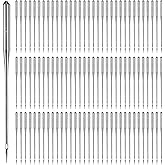 Singer Brother 100 Pcs Universal Sewing Machine Needles - Size 75/11, Heavy Duty, Quilting & Embroidery, Regular Point, Compatible with Singer Brother Old Sewing Machine