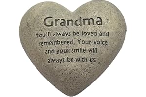 The Gerson Companies Heart Shaped Memorial Stone (Grandma)