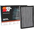 K&N Premium Cabin Air Filter: High Performance, Washable, Clean Airflow to your Cabin: Designed for Select 2005-2018 CHEVY/CADILLAC (Corvette, Corvette Z06, Corvette ZR1, XLR), VF3018
