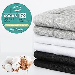 Lapulas Athletic Ankle Socks, Low Cut Cushioned