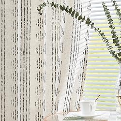 jinchan Boho Curtains Linen Curtains for Living