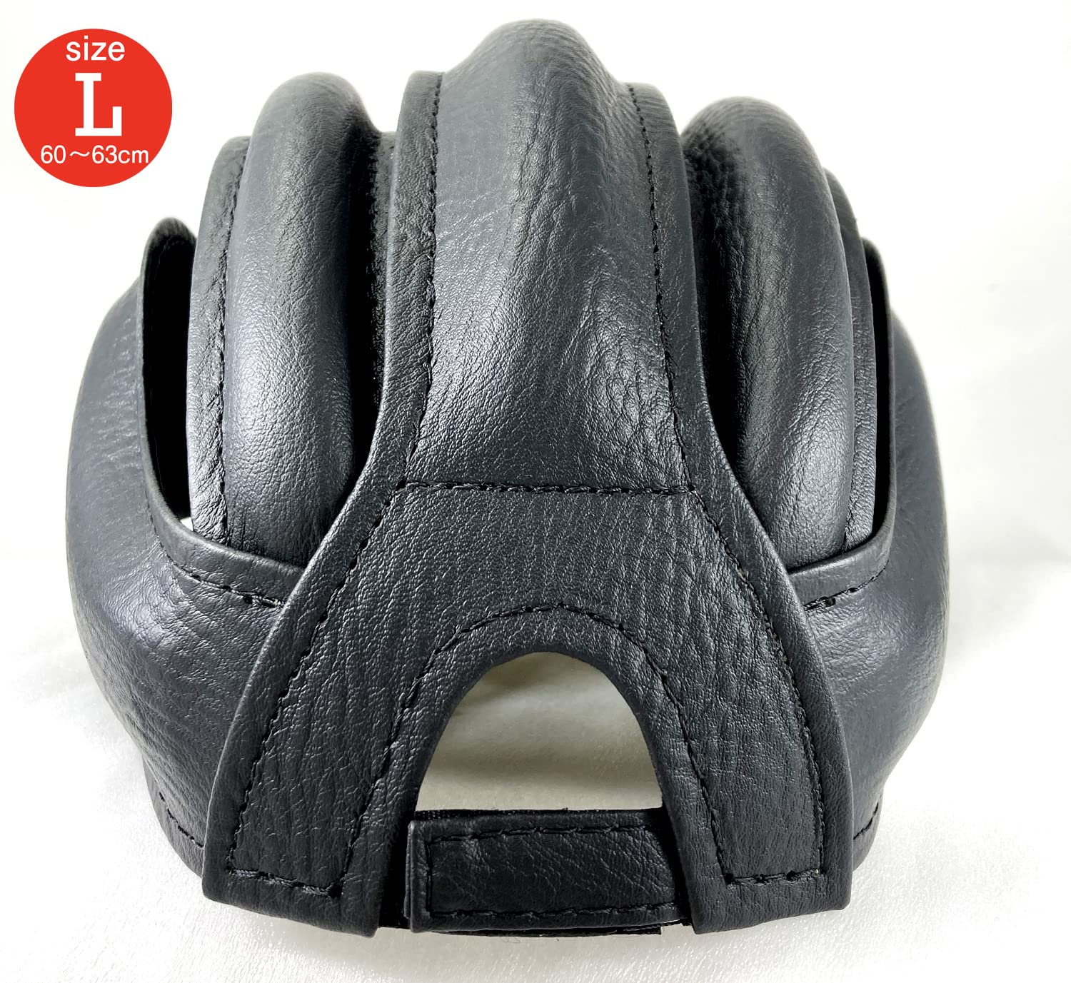 Label: Bicycle Head Protector, Headgear, Size S - M (20.5 - 24.8 inches (52 - 63 cm), Leather, Leather Style, Magnetic Buckle, Lightweight