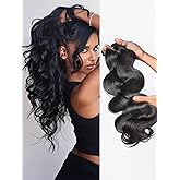 LUVME Seamless Body Wave Clip in Hair Extensions Real Human Hair for Women, 2 Pack 14 Inch 220g 12Pcs, Remy Hair Clip Ins, Seamless Clip Ins for Full Volume & Daily Wear