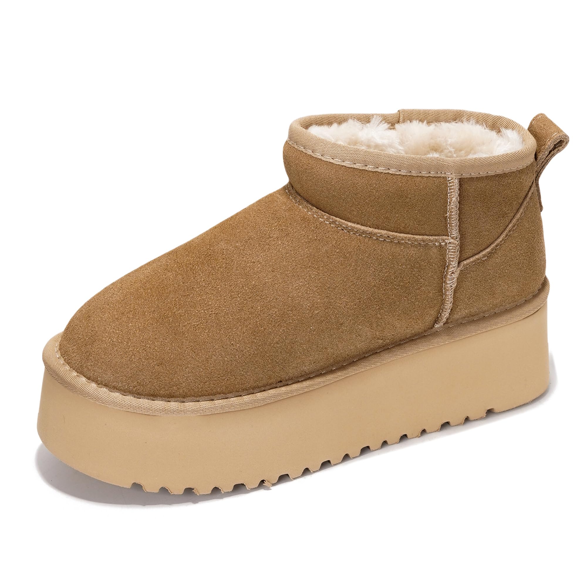Project Cloud 100% Genuine Leather Ankle Boots for