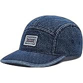 Clakllie 5 Panel Hat for Women Men Short Brim Baseball Cap Two-Tone Camping Trucker Hats Urban Street Flat Brim Hat
