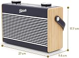 Roberts Rambler Max FM DAB DAB Plus Internet Radio with Bluetooth Navy view 3