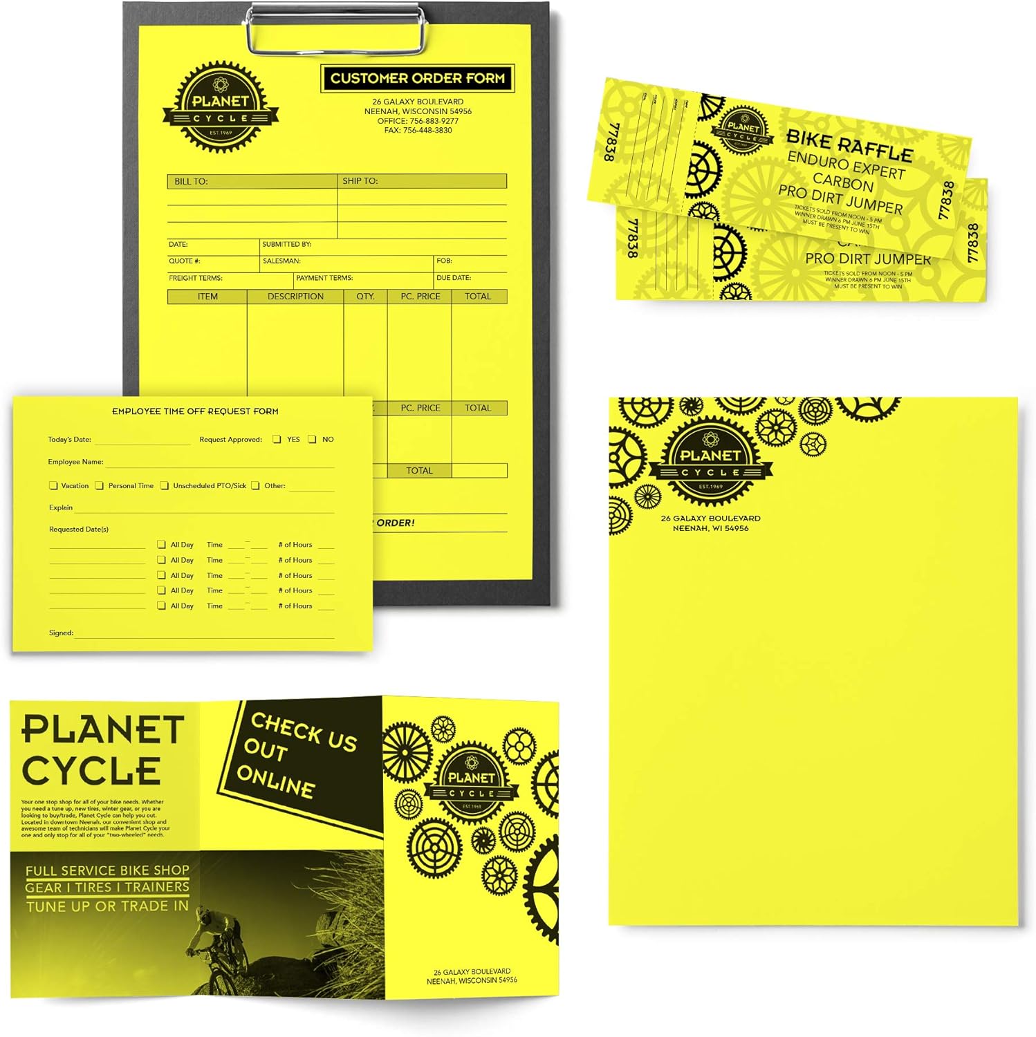 Astrobrights Mega Collection Colored Paper, 8 ½ x 11, 24 lb/89 gsm, Neon Yellow, 625 Ct. (91676)" Exclusive" - More Sheets! : Office Products