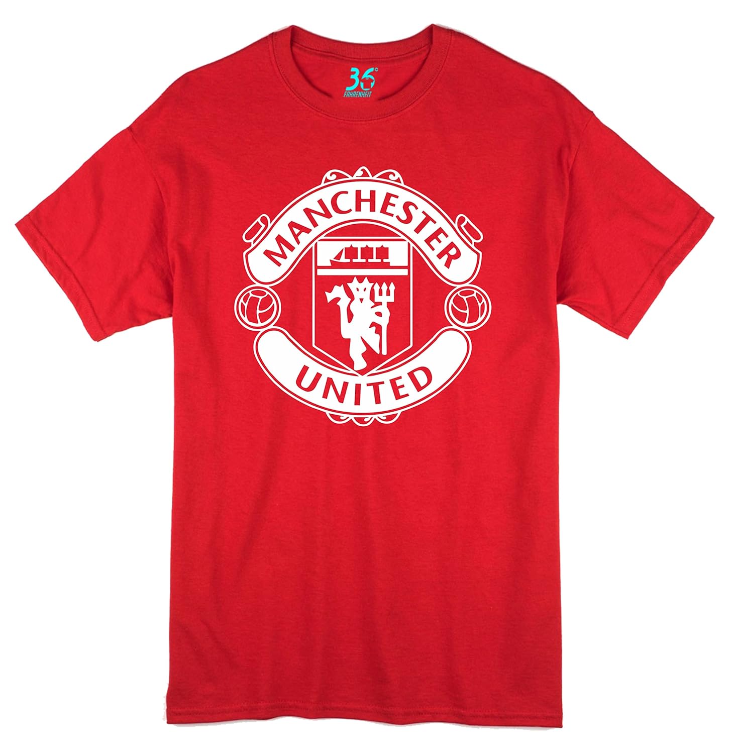36fahrenheit manchester united football club unisex cotton t-shirt