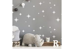 STENCILIT® Northern Star Wall Stencil - XL 24x39.5 In | Starburst Wall Stencils for Painting Large Pattern | Modern Large Wall Stencils