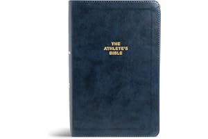 CSB Athlete's Bible, Revised and Updated, Optimal Type, Navy LeatherTouch: Devotional Bible for Athletes
