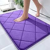 OLANLY Memory Foam Bath Mat 30x20, Ultra Soft and