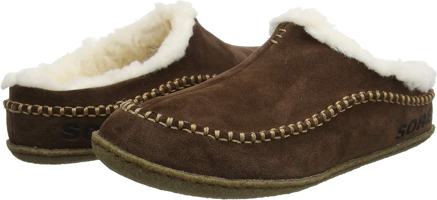  | SOREL - Men's Falcon Ridge II House Slippers with Suede Upper and Wool/Polyester Lining | Slippers