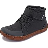 WHITIN Little/Big Kid Wide High Top Barefoot Shoes | Street-Style Minimalist Sneakers for Boys/Girls | Natural & Healthy Fit