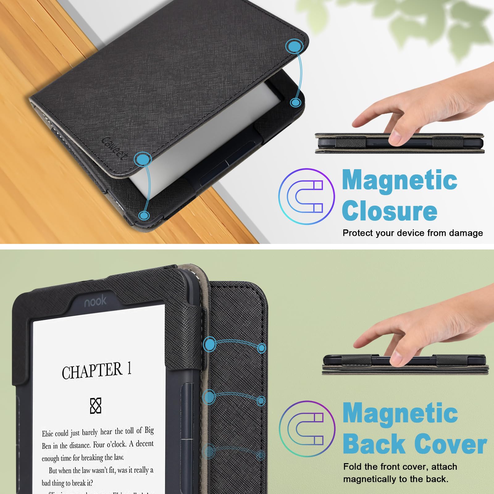 Caweet Case for Nook GlowLight 4 Plus 7.8