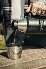 Thermos Stainless King Matt Black 1.2L Travel Flask Leak Proof Insulated view 2