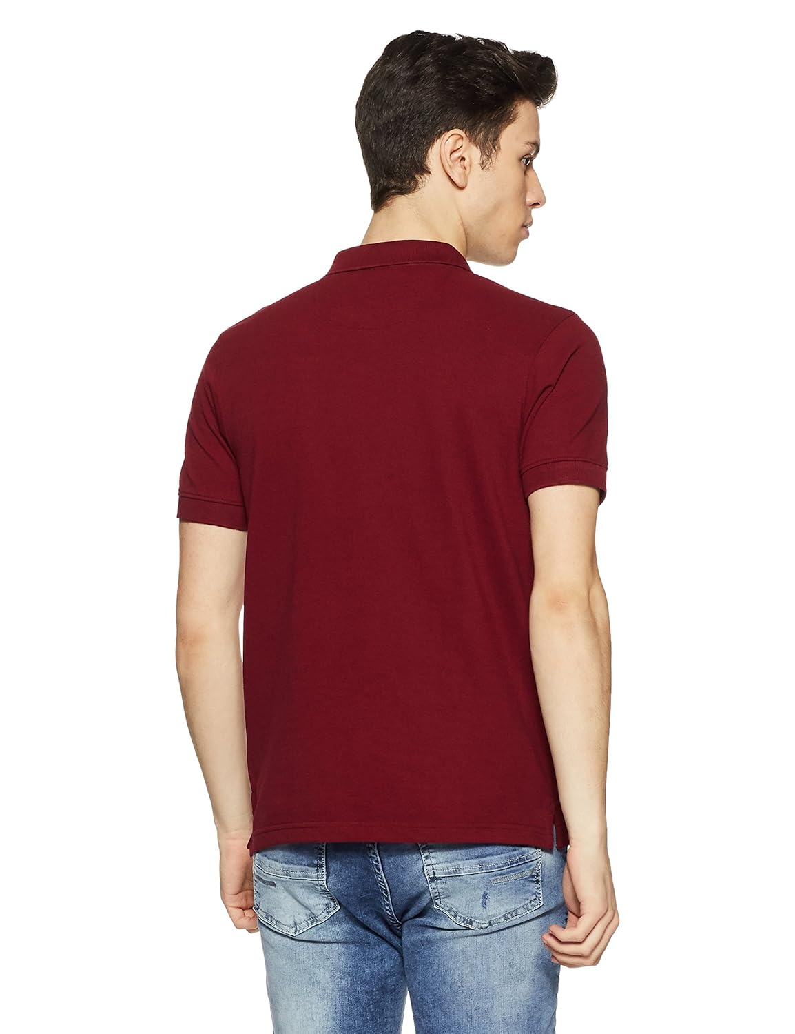 flying machine men's solid regular fit t-shirt