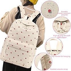 Bluboon Backpack for School Girls Women, Cute