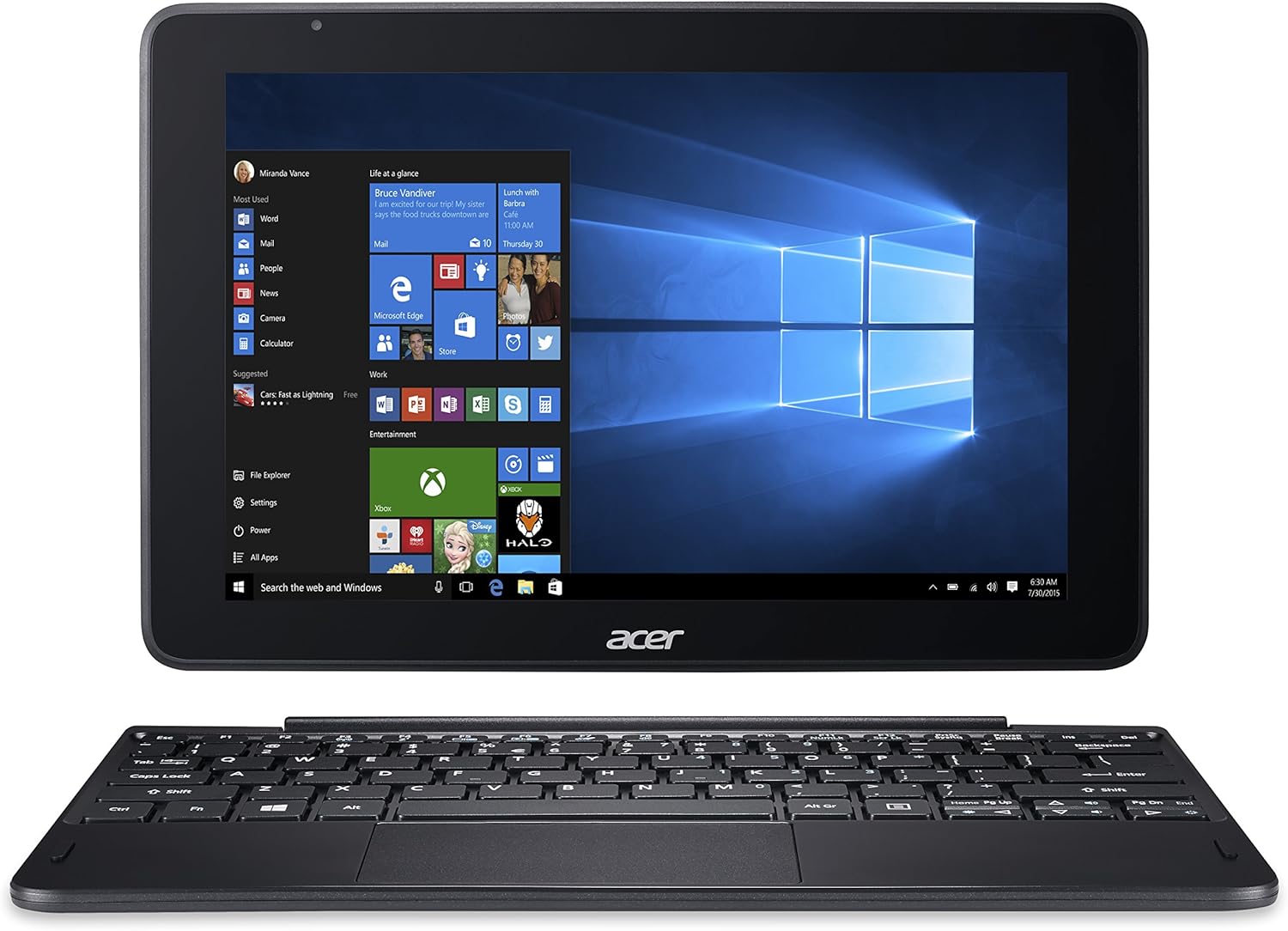 Acer One 10 S1003 Detachable Notebook - (Intel Atom x5-Z8350, 2GB RAM ...