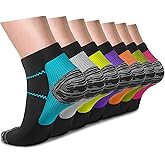 ACTINPUT Compression Socks Plantar Fasciitis for Women Men - 8-15 mmHg Best for Athletic,Support,Flight Travel,Nurses,Hiking