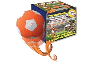 Kickerball - Curve and Swerve Soccer Ball/Football Toy - Kick Like The Pros, Great Gift for Boys and Girls - Perfect for Outdoor & Indoor Match or Game